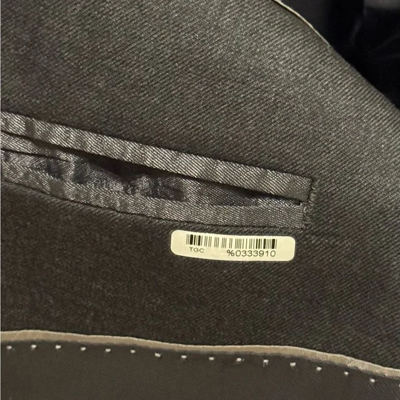 NEW BROOKS BROTHERS 346 Stretch Dark Gray Suit Jacket Size 46R -Retails $648 - Picture 7 of 9